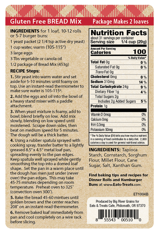 Gluten Free Bread Flour Mix
